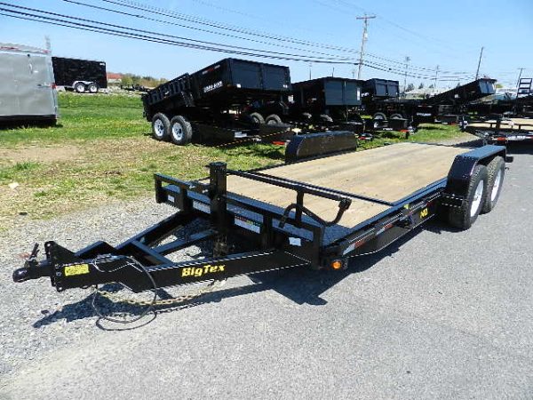 Big Tex 7 x 20 Split-Tilt Equipment Trailer Tilt Deck - Image 2
