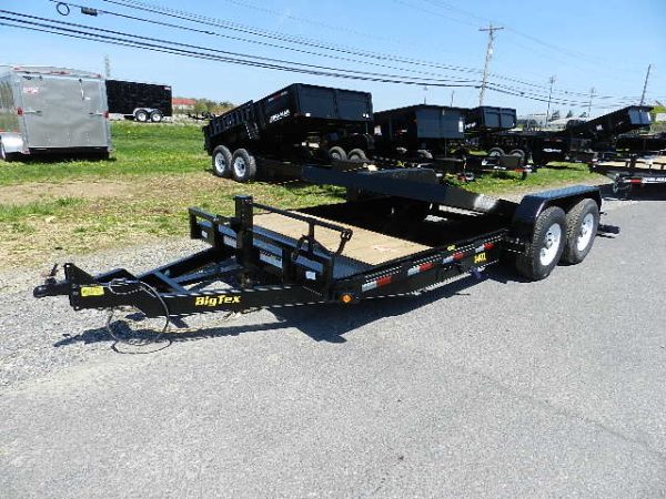 Big Tex 7 x 20 Split-Tilt Equipment Trailer Tilt Deck - Image 9