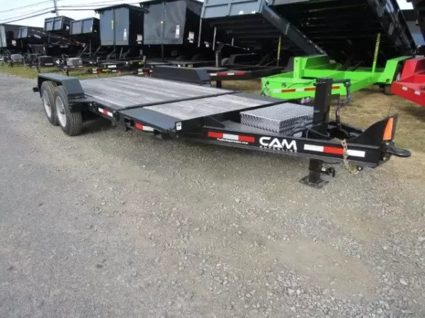CAM Superline 7 x 19 Heavy Duty Split-Tilt Trailer Extra Wide Deck