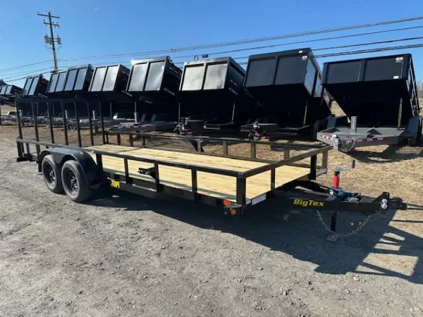 Big Tex 7 x 20 Landscape Utility Trailer – Ramp Gate