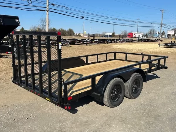 Big Tex 7 x 14 Landscape Utility Trailer – Ramp Gate - Image 2