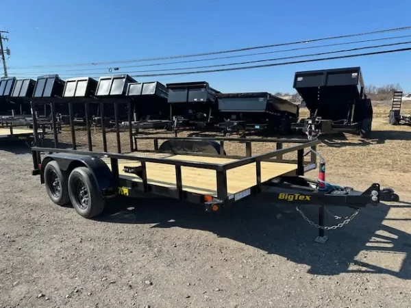 Big Tex 7 x 14 Landscape Utility Trailer – Ramp Gate