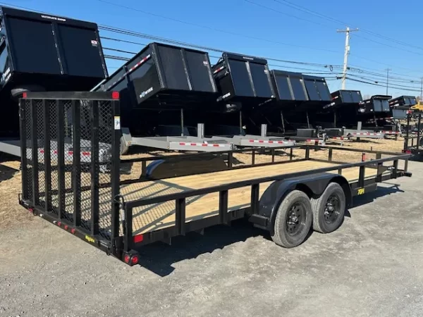 Big Tex 7 x 18 Landscape Utility Trailer – 7K Ramp Gate - Image 6
