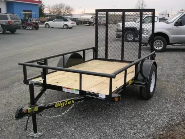 Big Tex 5 x 8 Landscape Utility Trailer – Rear Landscape Gate - Image 4
