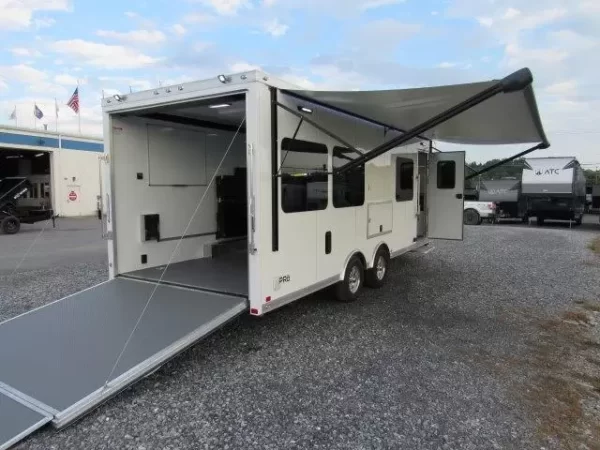 ATC 8.5 x 24 Aluminum Office Trailer Mobile Command Center - Image 16