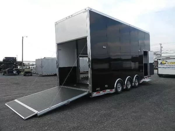 ATC 8.5 x 24 Aluminum Two Car Hauler – Stacker Trailer - Image 2