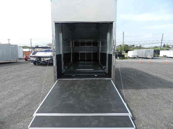 ATC 8.5 x 24 Aluminum Two Car Hauler – Stacker Trailer - Image 3