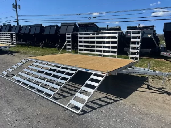 Cargo Pro 8 x 14 Aluminum ATV Trailer – 4′ Aluminum Ramps - Image 6