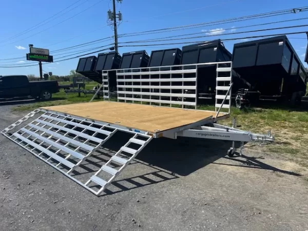 Cargo Pro 8 x 18 Aluminum ATV Trailer – 4′ Aluminum Ramps - Image 5