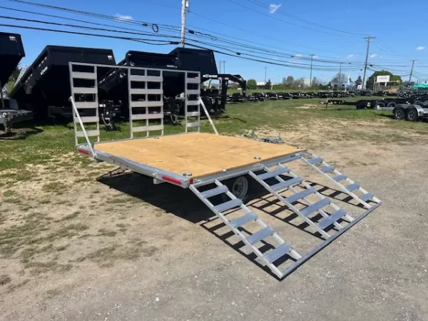Cargo Pro 8 x 9 Aluminum ATV Trailer – 4′ Aluminum Ramps