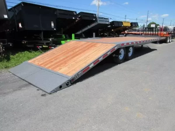 BWise 8 x 28 Deckover Equipment Trailer Beavertail - Image 8