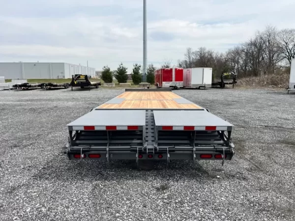 BWise 8 x 28 Deckover Equipment Trailer Full Width Ramps - Image 5
