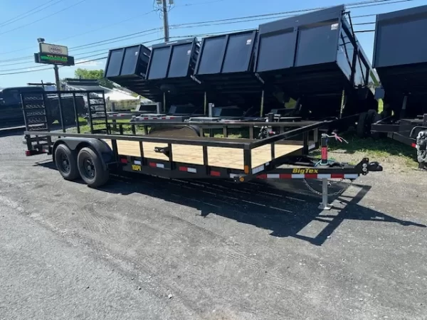 Big Tex 7 x 20 Landscape Utility Trailer – 10K Heavy Duty Ramp