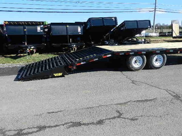 Big Tex 8.5 x 25 Deckover Equipment Trailer Mega Ramps - Image 9