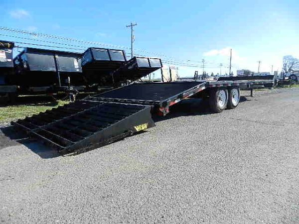 Big Tex 8.5 x 25 Deckover Equipment Trailer Mega Ramps - Image 8