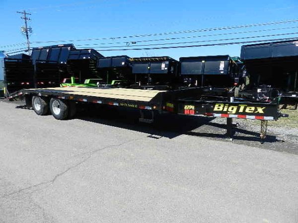 Big Tex 8.5 x 25 Heavy Duty Deckover Equipment Trailer Mega Ramps - Image 2