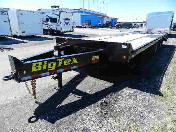 Big Tex 8.5 x 25 Heavy Duty Deckover Equipment Trailer Mega Ramps - Image 3