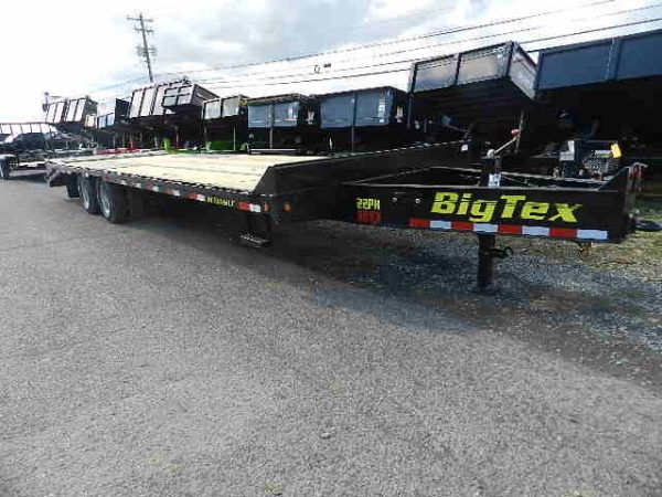 Big Tex 8.5 x 30 Heavy Duty Deckover Equipment Trailer – Mega Ramps
