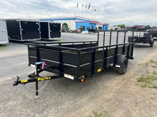 Big Tex 6 x 14 Landscape Utility Trailer – High Steel Sides - Image 2
