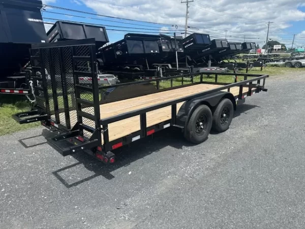 Big Tex 7 x 18 Landscape Utility Trailer – 10K Heavy Duty Ramp - Image 2
