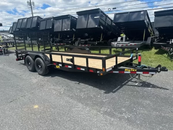 Big Tex 7 x 18 Landscape Utility Trailer – 10K Heavy Duty Ramp