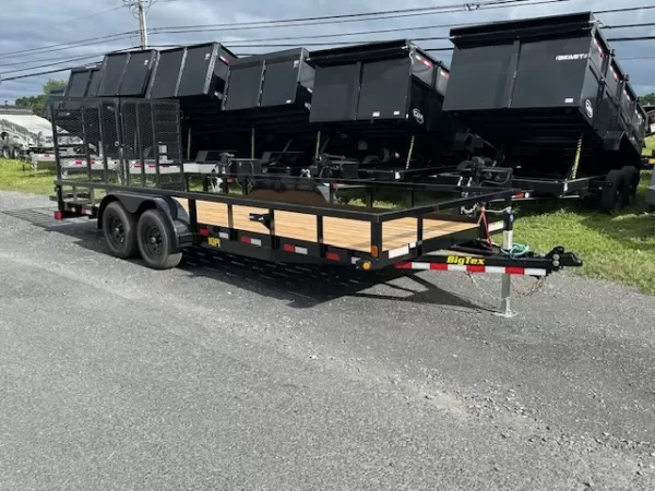 Big Tex 7 x 20 Landscape Utility Trailer – Split Gate