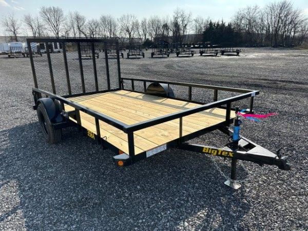 Big Tex 7 x 12 Landscape Utility Trailer – Rear Ramp Gate