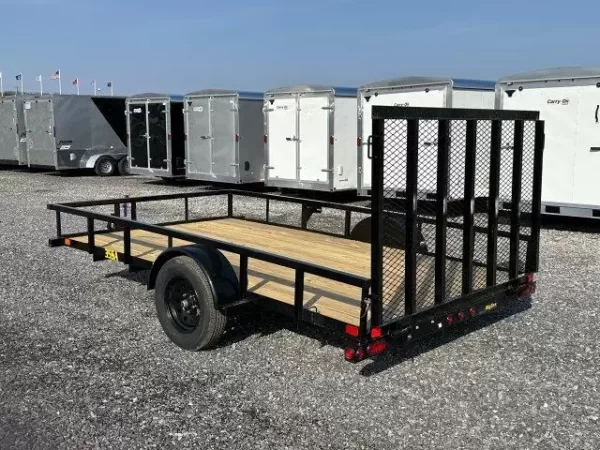 Big Tex 7 x 12 Landscape Utility Trailer – Rear Ramp Gate - Image 5