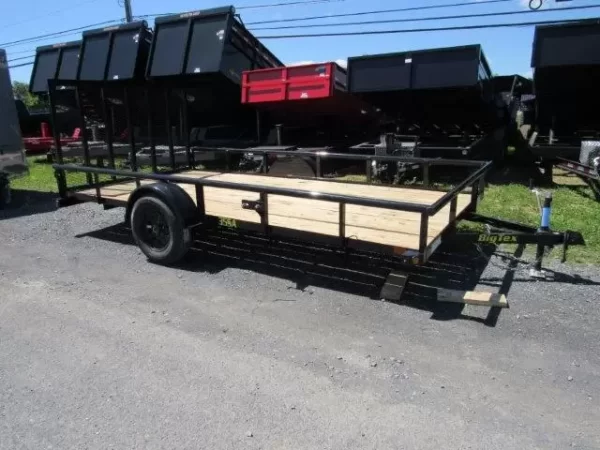 Big Tex 7 x 14 Landscape Utility Trailer – Rear Ramp Gate