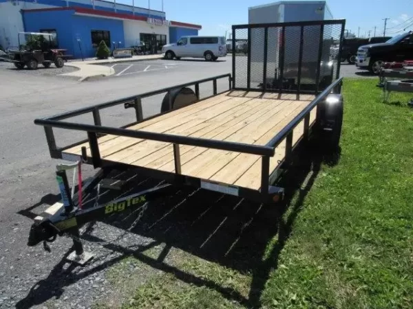Big Tex 7 x 14 Landscape Utility Trailer – Rear Ramp Gate - Image 3