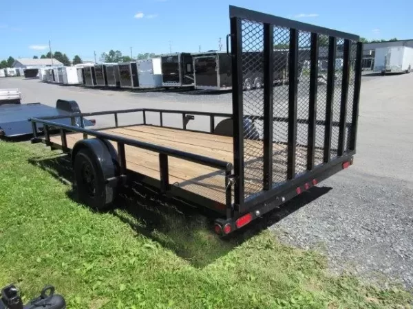 Big Tex 7 x 14 Landscape Utility Trailer – Rear Ramp Gate - Image 5