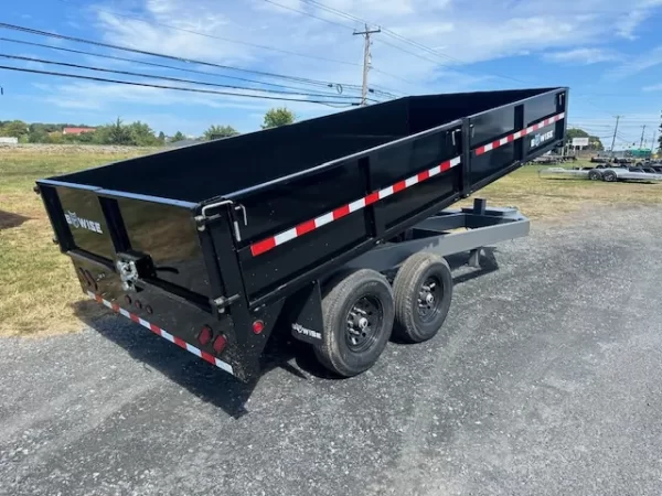 BWise 7 x 16 Deckover Dump Trailer Fold Down Sides - Image 3