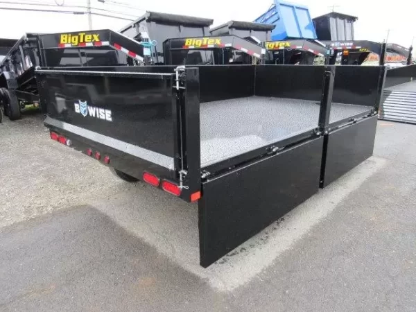 BWise 7 x 12 Deckover Dump Trailer Fold Down Sides - Image 2