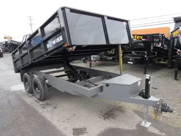 BWise 7 x 12 Deckover Dump Trailer Fold Down Sides - Image 3