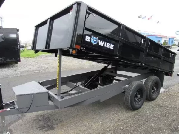 BWise 7 x 12 Deckover Dump Trailer Fold Down Sides - Image 4