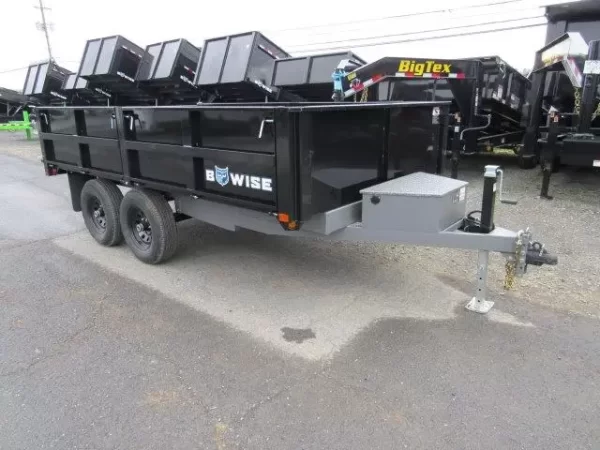 BWise 7 x 12 Deckover Dump Trailer Fold Down Sides - Image 5