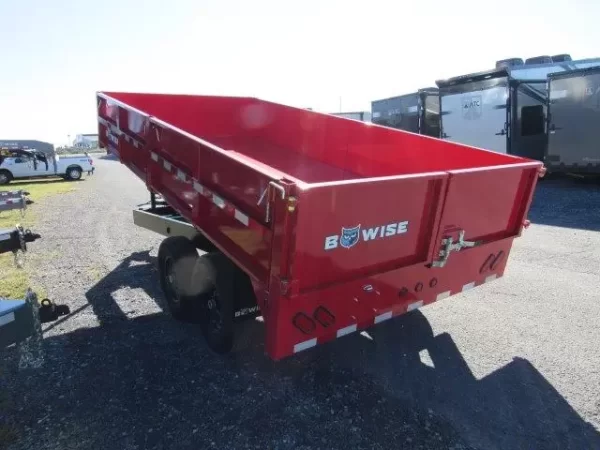 BWise 7 x 14 Deckover Dump Trailer Fold Down Sides - Image 2