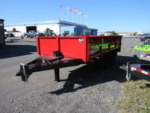 BWise 7 x 14 Deckover Dump Trailer Fold Down Sides - Image 4