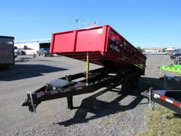 BWise 7 x 14 Deckover Dump Trailer Fold Down Sides - Image 8