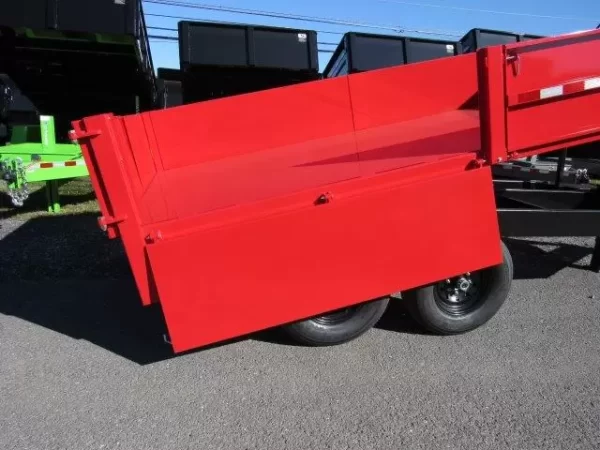 BWise 7 x 14 Deckover Dump Trailer Fold Down Sides - Image 9