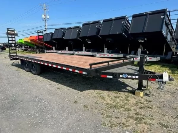 BWise 7 x 12 Deckover Dump Trailer Fold Down Sides