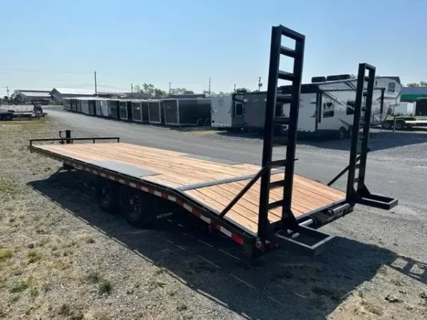 BWise 8.5 x 24 Deckover Equipment Trailer Ladder Ramps - Image 5