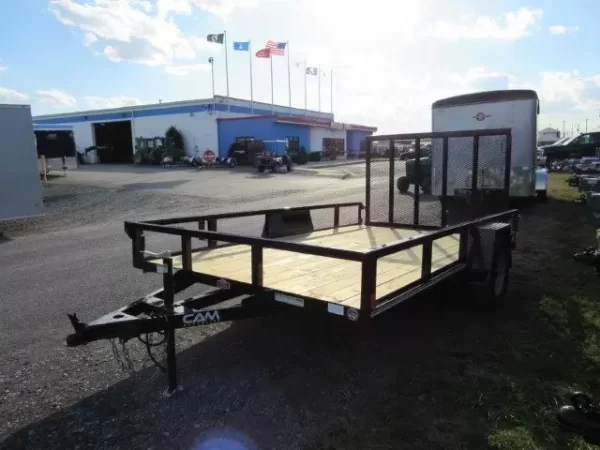 Cam Superline 7 x 12 Landscape Utility Trailer – Rear Landscape Gate - Image 3