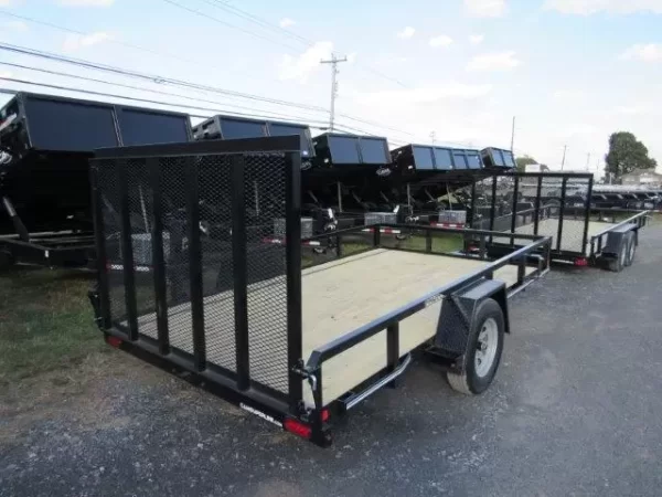 Cam Superline 7 x 12 Landscape Utility Trailer – Rear Landscape Gate - Image 5