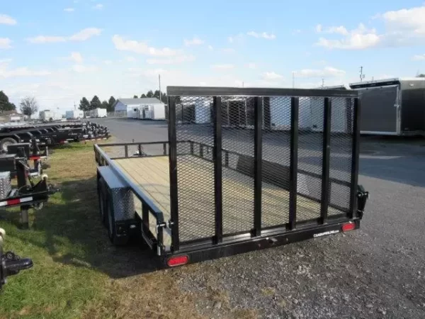 Cam Superline 7 x 16 Landscape Utility Trailer – Rear Landscape Gate - Image 3