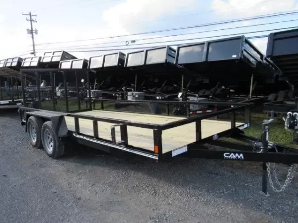 Cam Superline 7 x 16 Landscape Utility Trailer – Rear Landscape Gate
