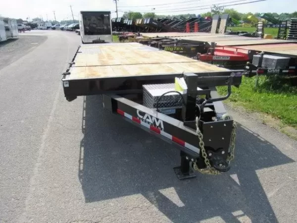 CAM Superline 8 x 24 Deckover Equipment Trailer Power Split Tilt - Image 8