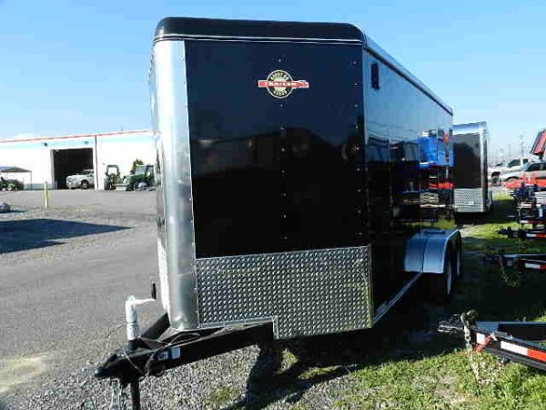 Carry On 7 x 16 Enclosed V-Nose Cargo Trailer – 6″ Extended Height! - Image 3