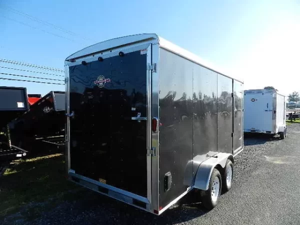 Carry On 7 x 16 Enclosed V-Nose Cargo Trailer – 6″ Extended Height! - Image 4