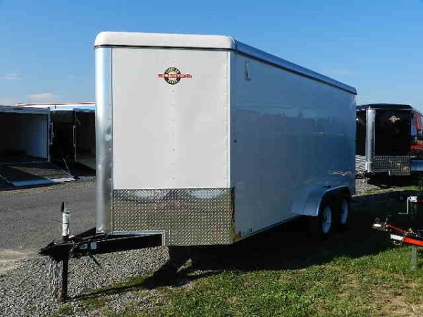 Carry On 7 x 16 Enclosed V-Nose Cargo Trailer – 6″ Extended Height! - Image 6